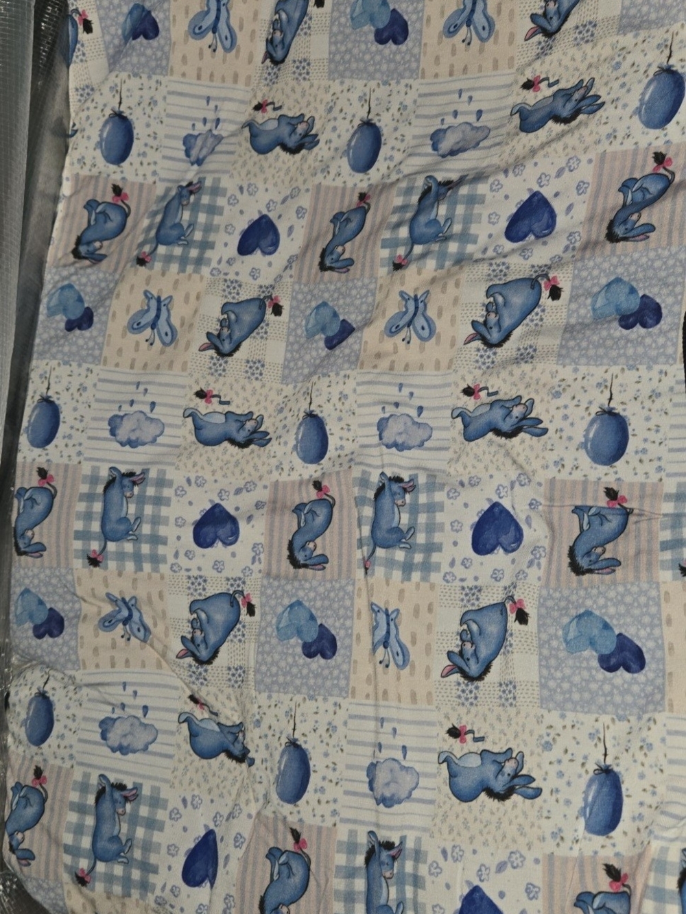 The Sleepy Sloth Eeyore The Best Patchwork Adult Blanket NWOT Bamboo